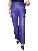 Pantalón Recto Cuero