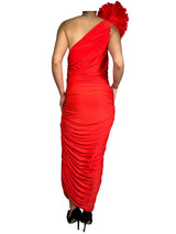 Vestido Asimétrico Fruncido Laterales