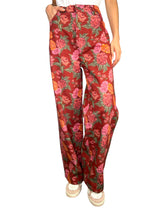 Jeans Rocky Red Flowers