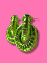 Aros Verde Metallic Mini