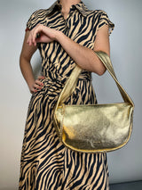 Bolso Dorado Cuero