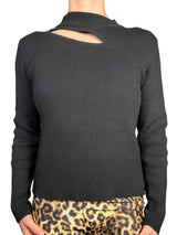 Sweater Canalé con detalle Cut Out