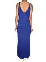 Vestido Tejido Fibras Metalizadas