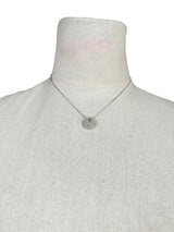 Collar Crystal Puffy Circle