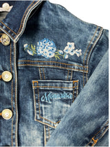 Chaqueta Denim Bordada
