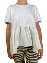 Polera Blanca Vuelos