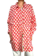 Blusa Estampada Lino