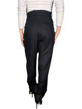 Pantalón de vestir tiro alto y pinzas