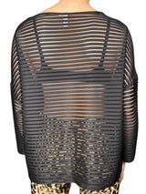 Blusa Lineas Traslúcida