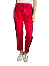 Pantalón Rojo Franjas Laterales