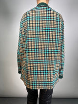 Cardigan Taidong Check Boucle