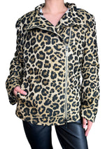 Chaqueta Jacquard Leopardo