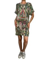 Vestido Seda Estampado