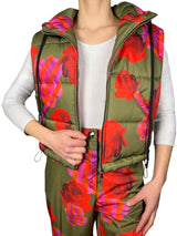 Chaqueta Sin Mangas Floral