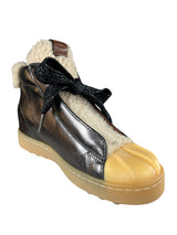 Botín De Lengüeta Alta Hiker Metalizado