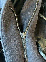 Abrigo Lana Azul Marino