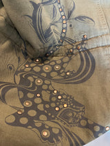 Chaqueta Estampado Leopardo Lateral