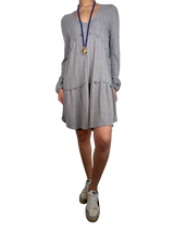 Vestido Tejido Gris