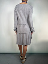 Vestido Tejido Gris