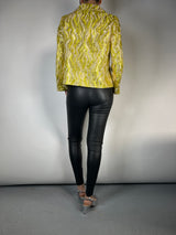 Blazer Estampado Metálizado