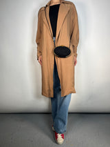 Bandolera Black Suede Shell