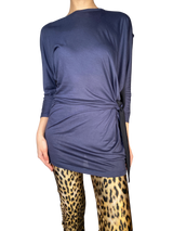 Vestido Wrap Bicolor