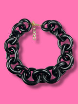 Collar Eslabón Negro