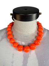 Collar Esferas Orange