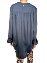 Blusa Maki Plain Petróleo