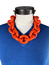 Collar Eslabón Naranjo