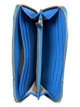 Billetera Bicolor Azul Negro