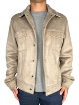 Chaqueta Efecto Gamuza