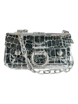 Cartera plateada Kate Moss x Zadig & Voltaire