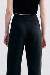 Pantalón Pretina Curva - Ónix