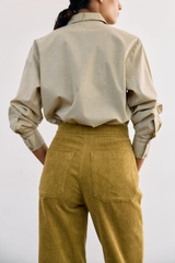 Pantalón Tiro Alto Cotelé