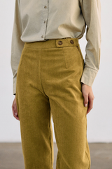 Pantalón Tiro Alto Cotelé