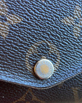 Billetera Monograma Cuero