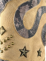 Botas Snake Estrellas