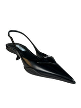 Zapatos de Salón Slingbacks en Piel Cepillada