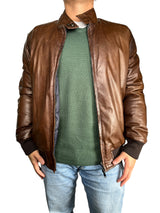 Chaqueta Cuero Parka Reversible