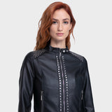 Campera N21 Black Ecocuero