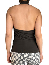 Polera Sin Espalda Verde