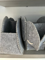 Set 7 Elefantes Fieltro Organizadores