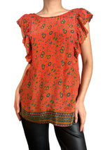 Blusa Seda Estampada