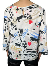 Blusa Estampado Maximalista
