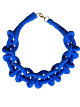 Collar Trenzado Azul