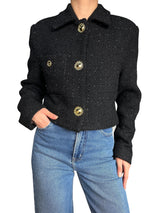 Chaqueta Tweed Corta
