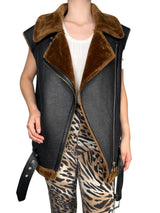 Chaqueta Sin Mangas Negra