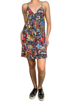 Vestido Seda Multicolor