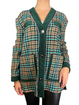 Cardigan Taidong Check Boucle